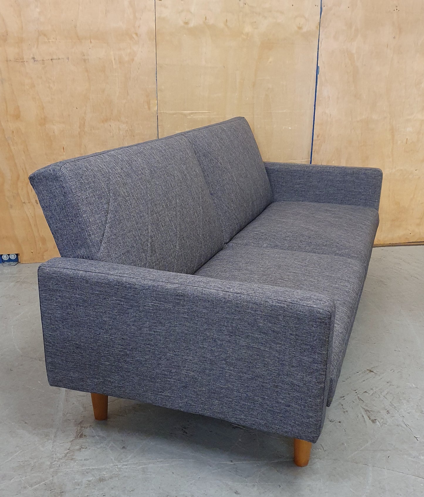 Grey 2 Seater Clik-Clak Sofa Bed - 104868