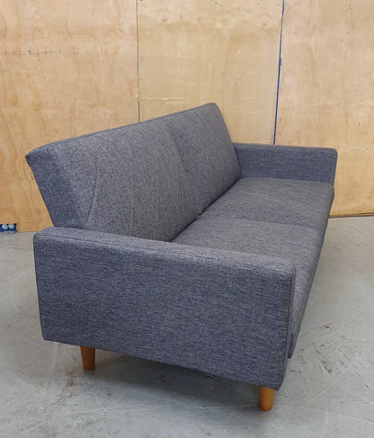 Grey 2 Seater Clik-Clak Sofa Bed - 104868