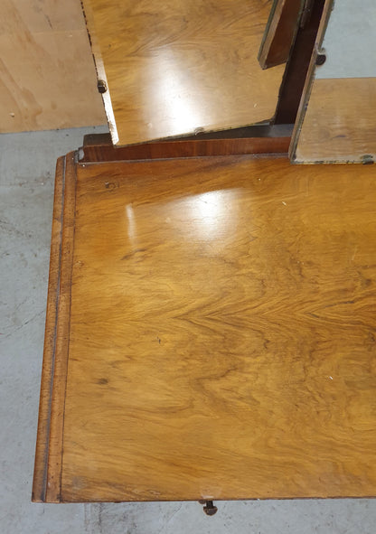 Vintage 2 Drawer Dressing Table with Mirror - EL103879