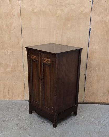 ITONIA Vintage Mahogany Cabinet with 1 Internal Shelf - 140925-07
