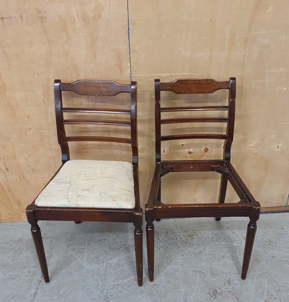 5 Matching Antique Mahogany Dining Chairs with Remavable Seats - 104146 / 104147 / 104148 / 104149 / 104150