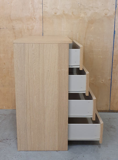 IKEA MALM Wood 4 Drawer Chest of Drawers - 104775