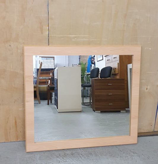 Square Wood Frame Mirror - EL103078