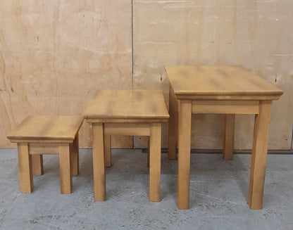 3 Wood Nest of Tables - 104421