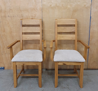 6 Matching Oak Dining Chairs - 104844