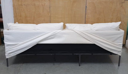 IKEA 3 Seater Cream Sofa with Removable Covers - EL104908