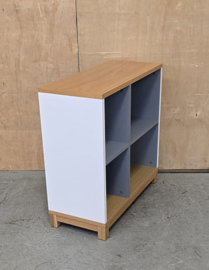 White and Grey Wooden Shoe Storage - 104723