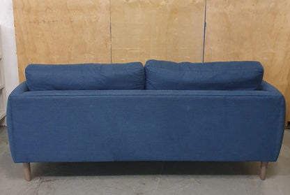 Modern Blue 2 Seater Sofa - 104764