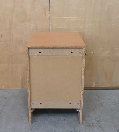 Single Wood Bedside Cabinet with 3 Drawers - 180925-04