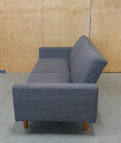 Grey 2 Seater Clik-Clak Sofa Bed - 104868