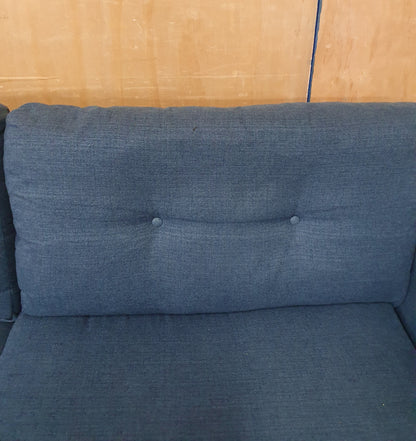 Modern Blue 2 Seater Sofa - 104764