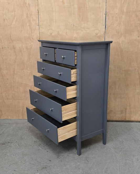 IKEA IDANÄS Grey Large Wood 6 Drawer Chest of Drawers - 104719