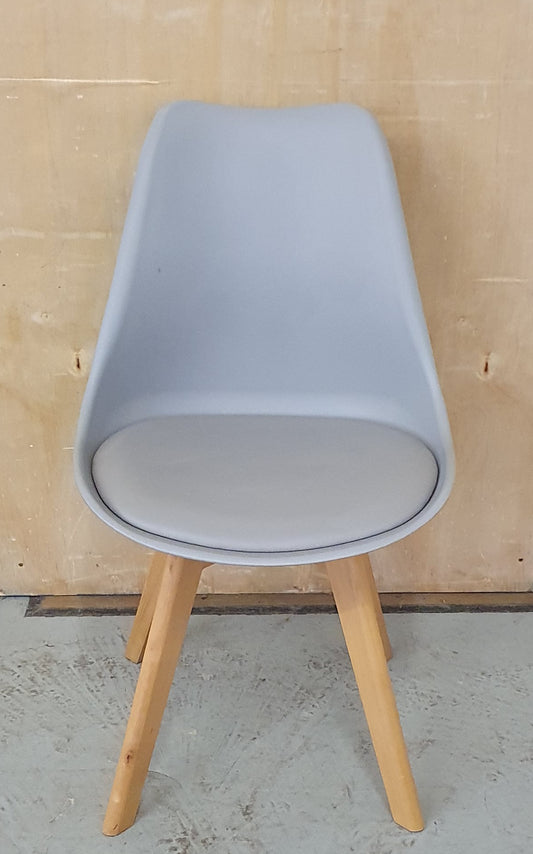 Grey Scandi Style Single Chair - EL102010