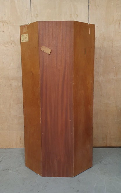 A.H. McIntosh & Co Large 2 Tier Glass Cabinet with Glass Shelves -104274