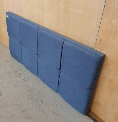 Blue Padded Double Headboard - EL101912