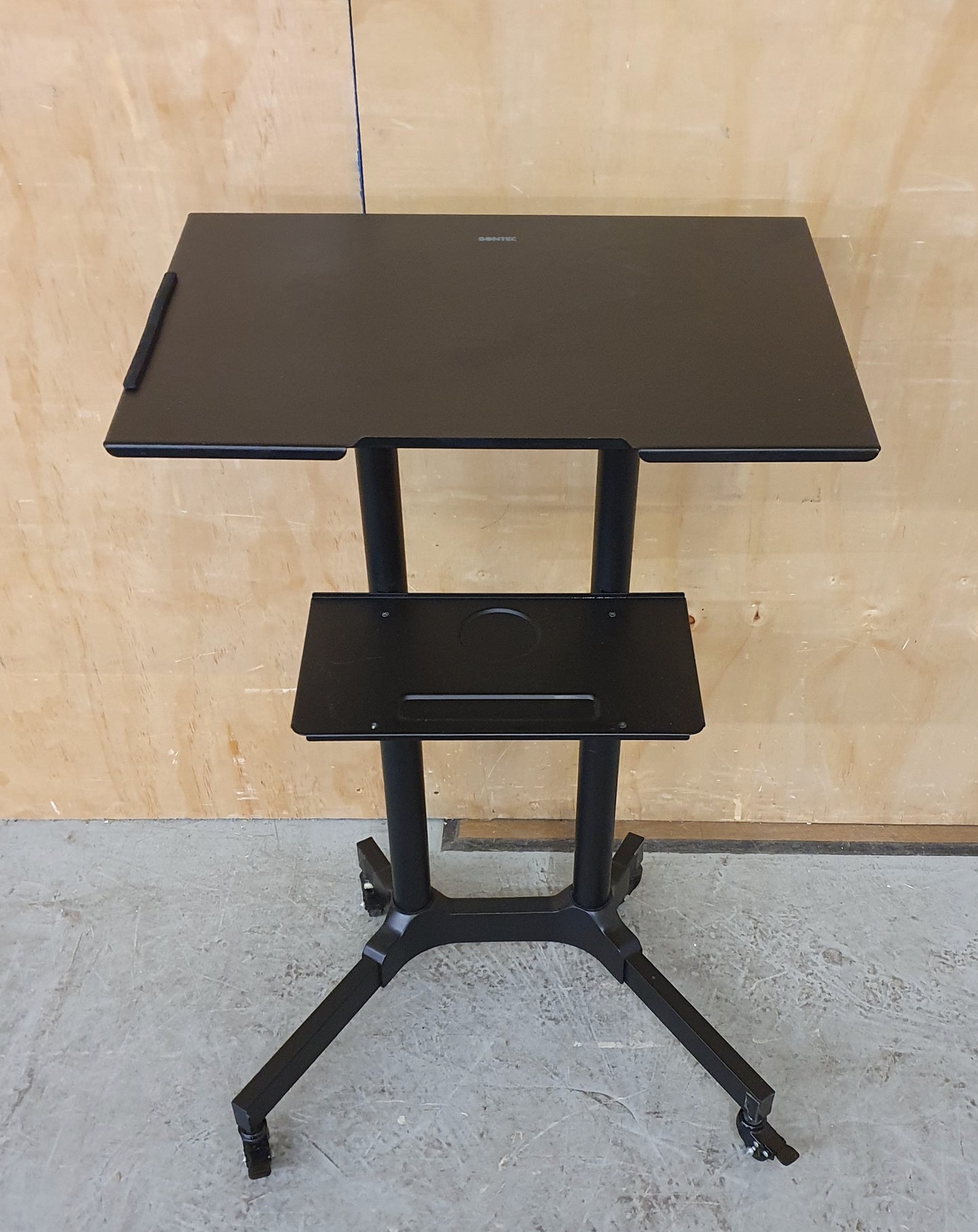 BONTEC Black Alloy Steel Adjustable Mobile Laptop Desk - 104431