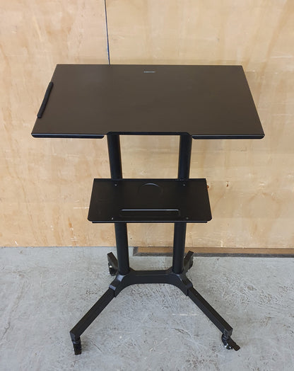 BONTEC Black Alloy Steel Adjustable Mobile Laptop Desk - 104431