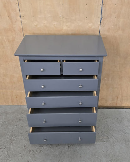 IKEA IDANÄS Grey Large Wood 6 Drawer Chest of Drawers - 104719