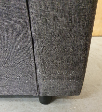 Grey 2 Seater Sofa with 3 Removable Back Cushions - 104856