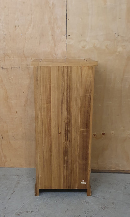 5 Drawer Wood Tallboy with Round Wood Handles - 103563