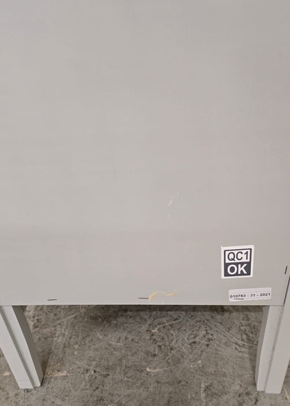 IKEA Single Light Grey Wood 2 Drawer Bedside Cabinet - 104715