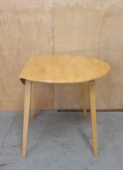 Pine Round Drop Leaf Dining Table - 104885