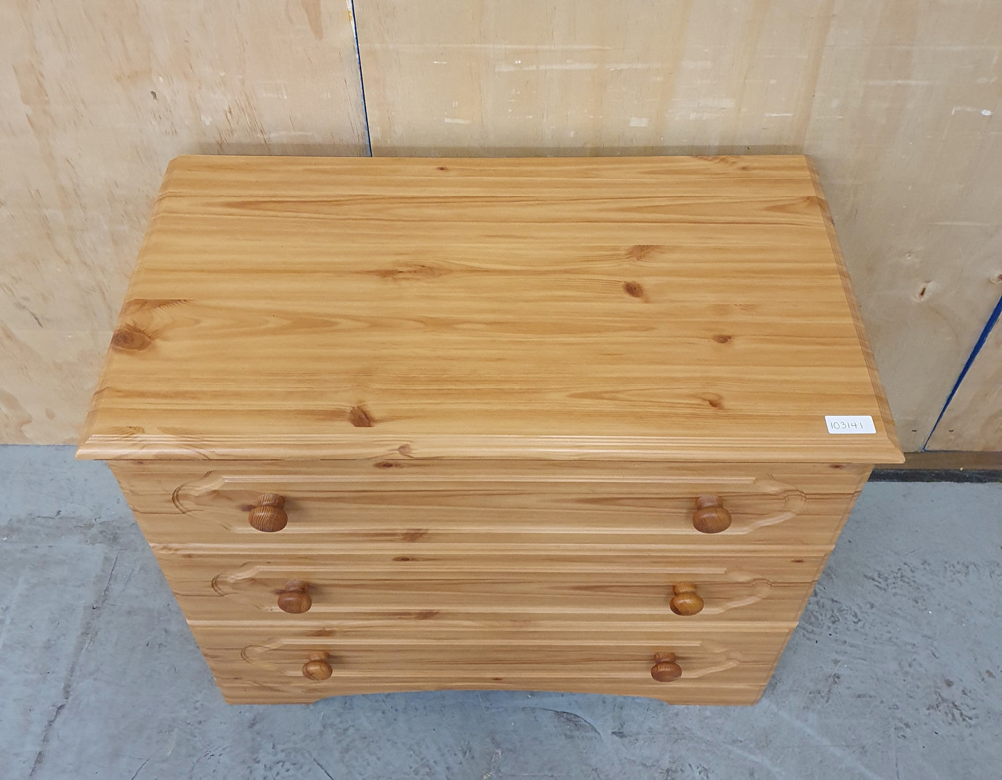 3 Drawer Wooden Chest of Drawers - 103141