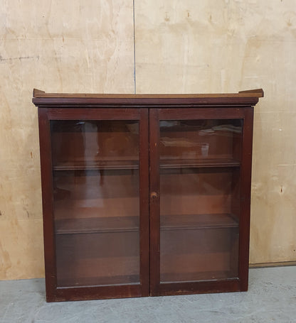 Mahogany Bookcase with Lockable Glass Doors - 103243