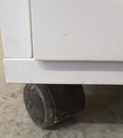 IKEA ALEX White Wood Storage Drawers on Castor Wheels - 104296