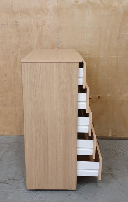 5 Drawer Wood Chest of Drawers - 104866