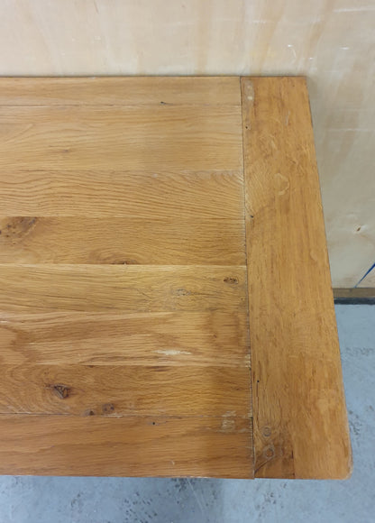 Large Pine Cabinet with 4 Top Drawers and 2 Doors with Shell Handles - EL103488