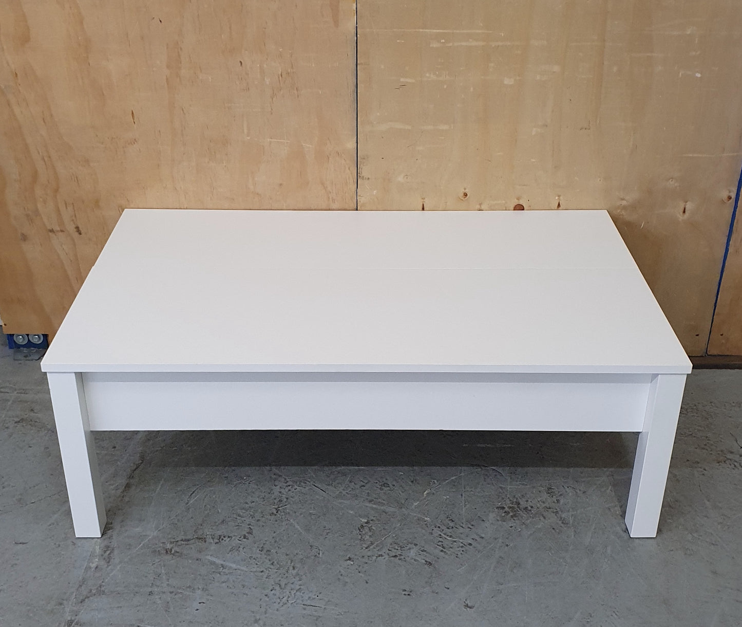 IKEA TRULSTORP Large White Wood Coffee Table with Open Top Section - 104268