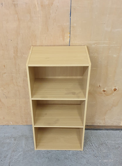 Small Wood 2 Shelf Bookcase - 130825-05