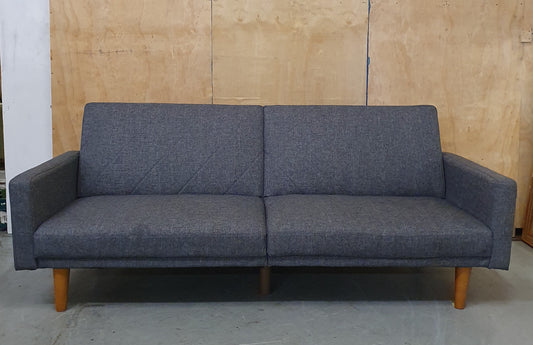 Grey 2 Seater Clik-Clak Sofa Bed - 104868