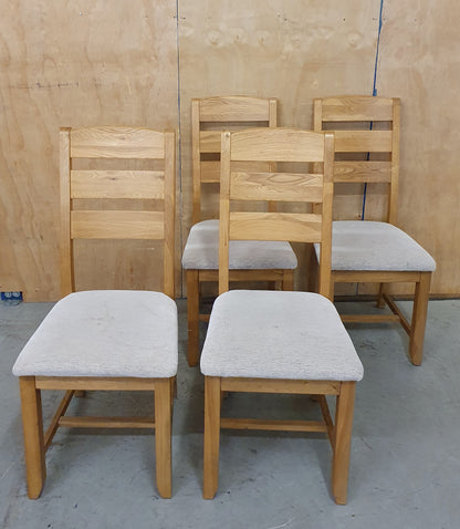 6 Matching Oak Dining Chairs - 104844