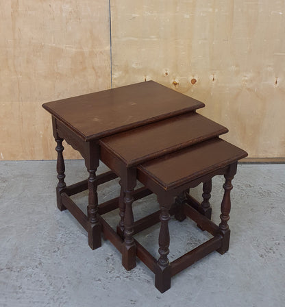 3 Mahogany Nest of Tables - 104899