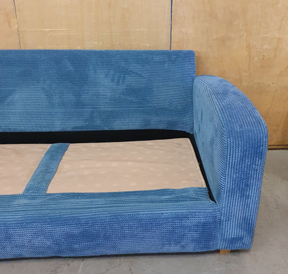 DFS Blue Soft Fabric Sofa Bed - 104805
