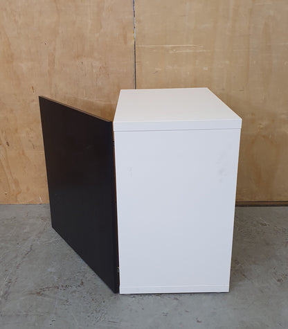 IKEA LAPPVIKEN 1 Door Black and White Cabinet - EL104563
