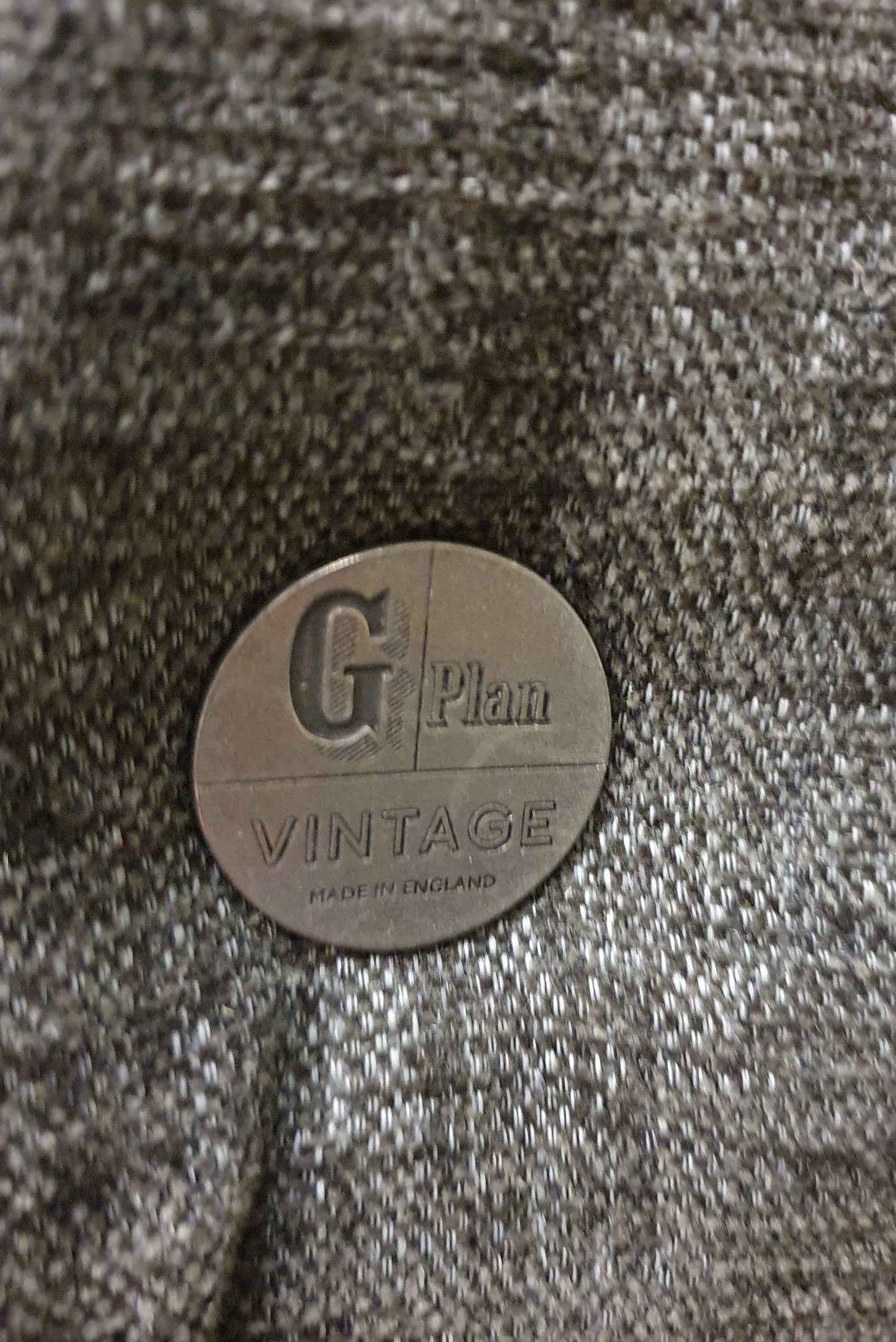 G-PLAN Dark Grey 3 Seater Sofa with Removable Back Cushions - 310126-01