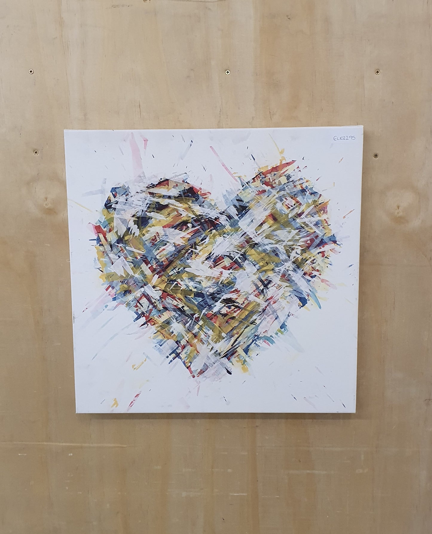 Abstract Heart Canvas - EL102295