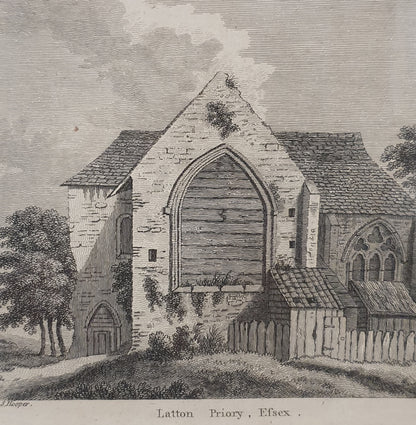 Latton Priory, Essex Vintage Art Print - 103753