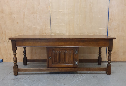 Large Mahogany Coffee Table with Centre Door - EL104936