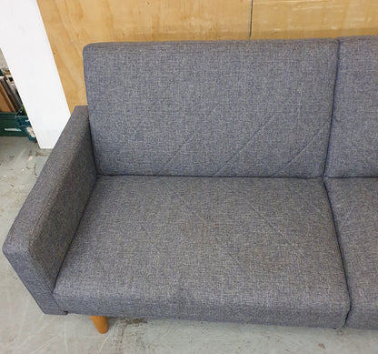 Grey 2 Seater Clik-Clak Sofa Bed - 104868