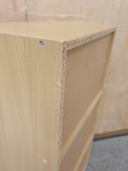 Small Wood 2 Shelf Bookcase - 130825-05