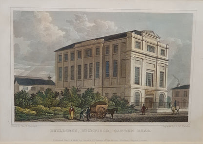 Buildings, Highfield, Camden Road Vintage Art Print - 103756
