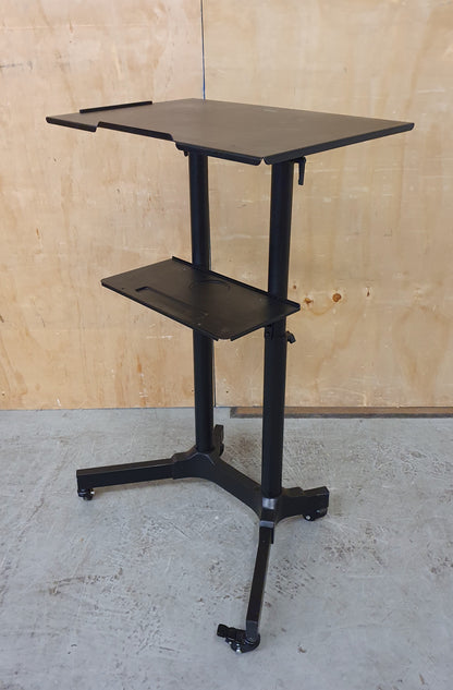 BONTEC Black Alloy Steel Adjustable Mobile Laptop Desk - 104431