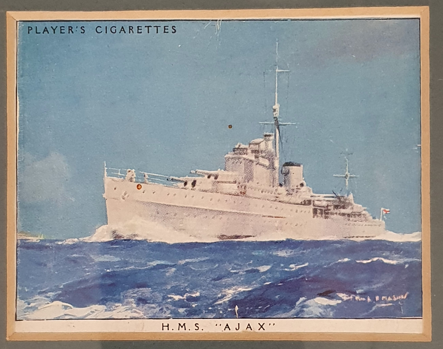 Player's Cigarettes H.M.S. "Ajax" Vintage Art Print - 103744